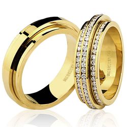 Alianças de Noivado e Casamento em Ouro 18K - 7505212000 - RDJ Joias